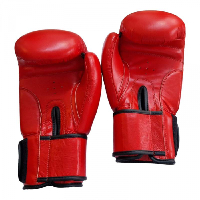 Anastasia Sport Professional Boxing Fight Gloves – Genuine Leather, Red, Training & Competition [14]
