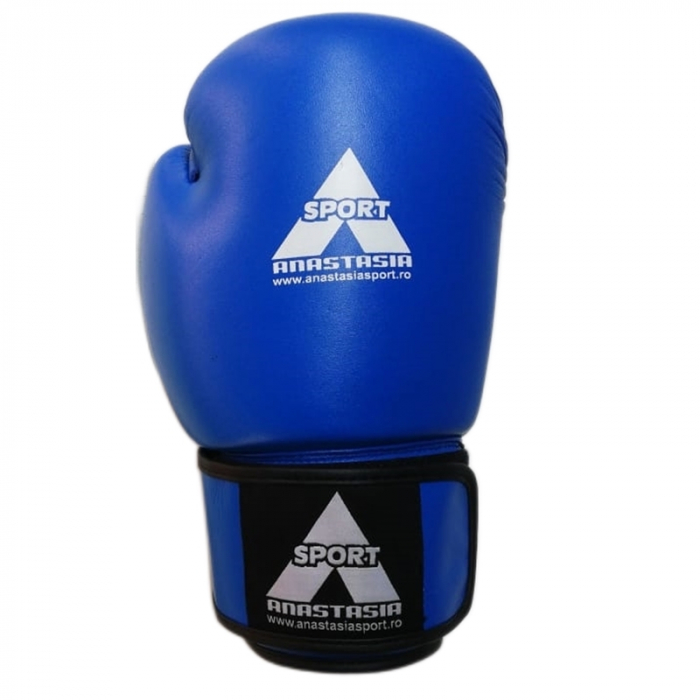 Boxing Gloves Anastasia Sport made of Cowhide Leather, blue, 12 OZ [5]