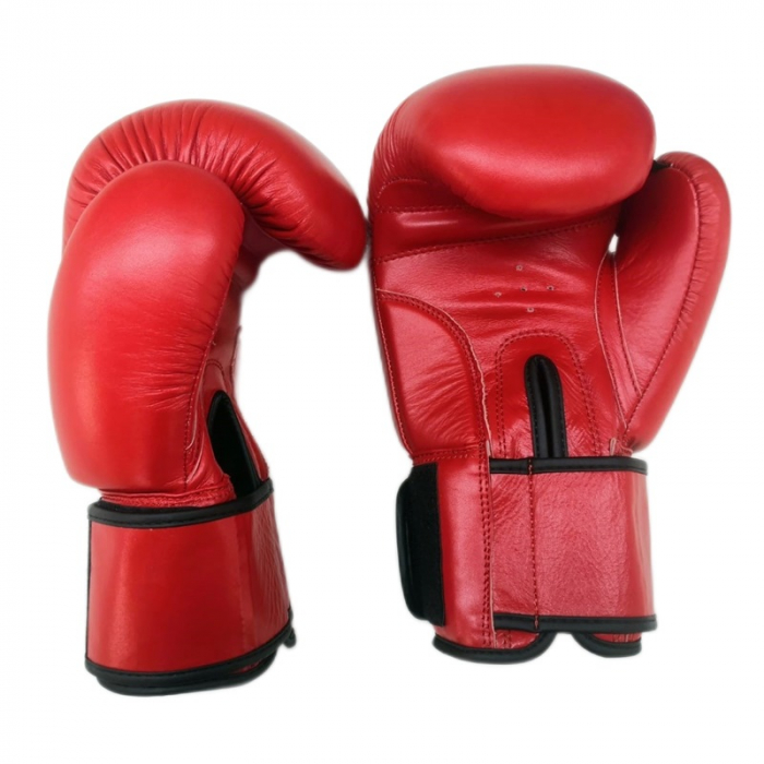 Anastasia Sport Professional Boxing Fight Gloves – Genuine Leather, Red, Training & Competition [5]