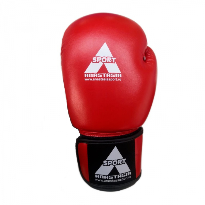 Anastasia Sport Professional Boxing Fight Gloves – Genuine Leather, Red, Training & Competition [3]