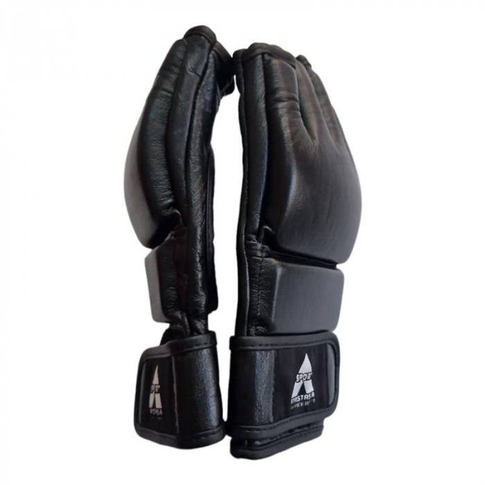 Manusi MMA Anastasia Sport piele naturala neagra, antrenament, marime L [7]