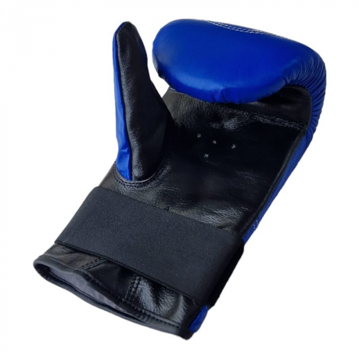 Anastasia Sport Punching Bag Gloves – Genuine Leather, Blue – For Boxing, Kickboxing, MMA [8]
