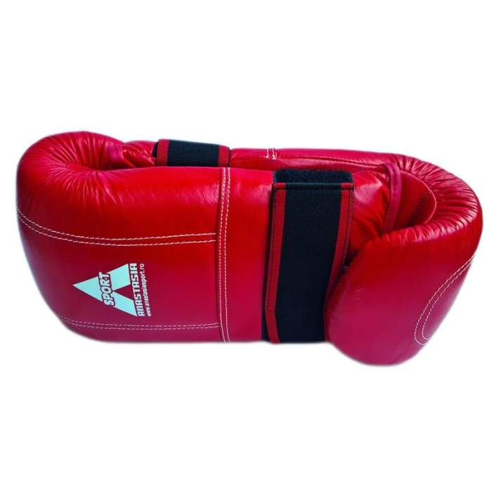 Anastasia Sport Punching Bag Gloves Natural Leather, Red, Kickboxing/MMA Training [9]