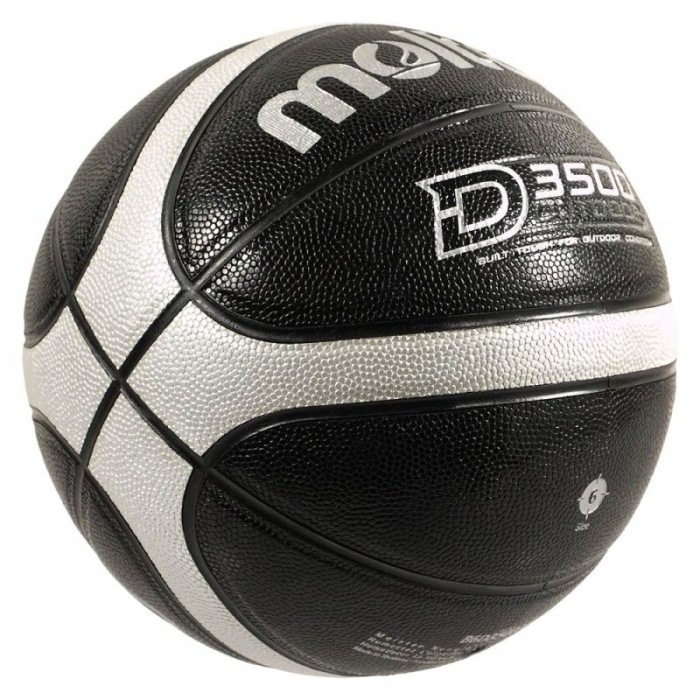 Minge baschet Molten, B6D3500-KS marime 6, speciala outdoor, black [2]