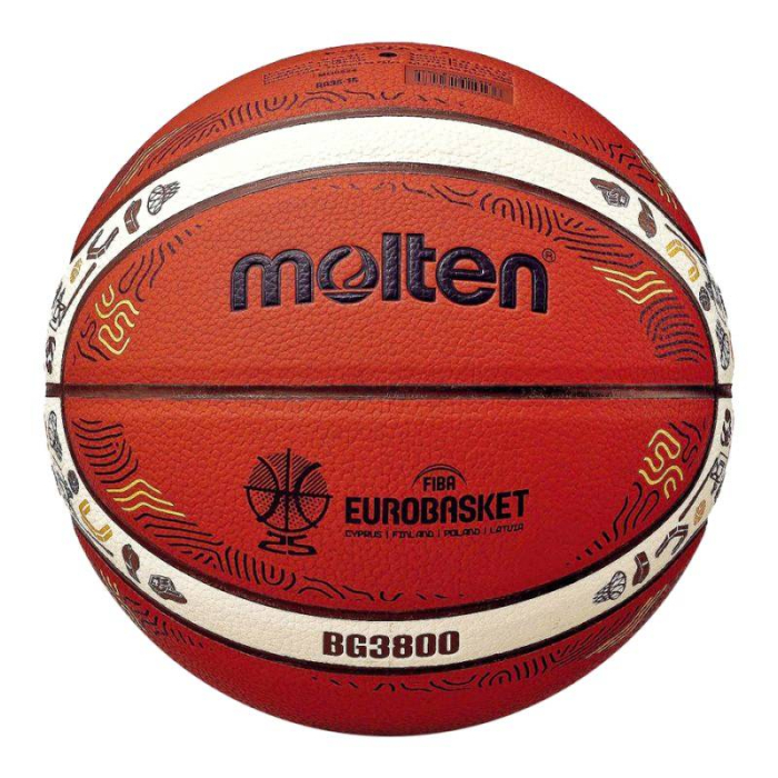 Minge baschet Molten B7G3800-E5Z Eurobaschet, aprobata FIBA, marime 7 [1]