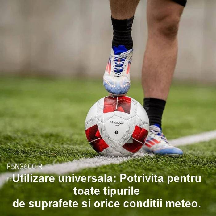 Minge fotbal Molten F5N3600, cusaturi sigilate - tehnologie inovativa, marime 5 [3]