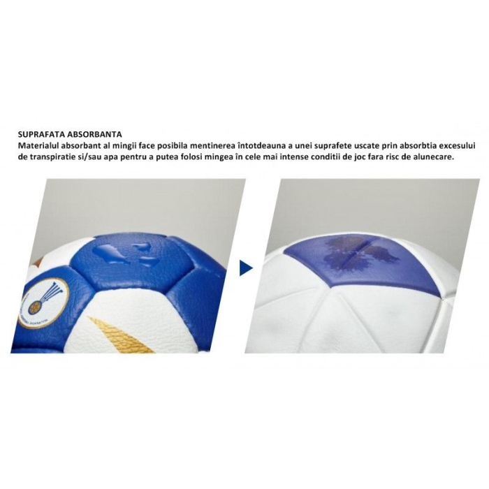 Minge handbal Molten D60 Pro marime 2, aprobata IHF competitie fara clister [16]
