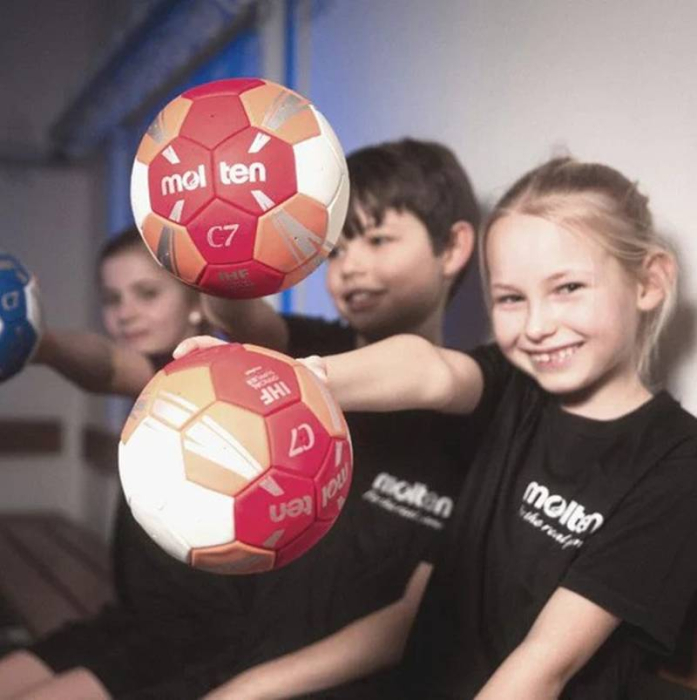Handball Molten H0C3500-RO (C7 Claw), Size 0, Red/Orange – Super Grip Ball for Beginners [11]