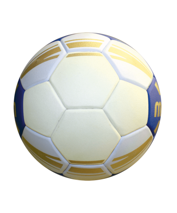 Minge handbal Molten H0C3500 speciala pentru incepatori, super grip, marime 0, alb cu albastru [4]