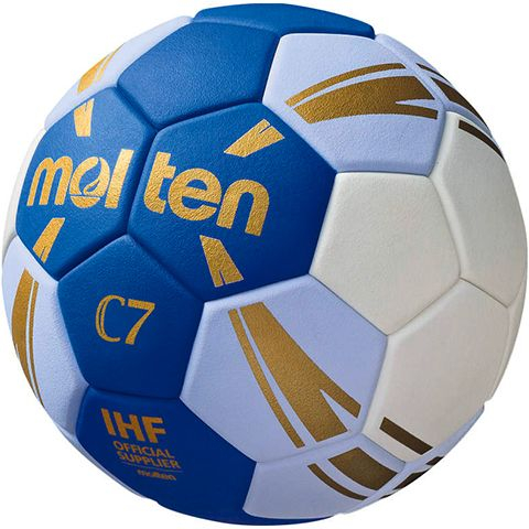 Minge handbal Molten H0C3500 speciala pentru incepatori, super grip, marime 0, alb cu albastru [5]