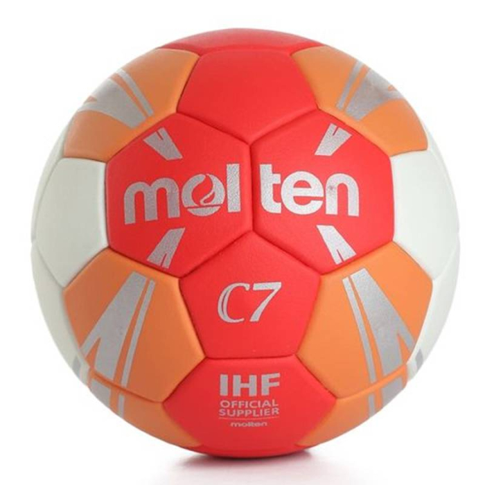 Molten H1C3500 C7 Claw Handball, Size 1, Red/White, Super Grip for Beginners [2]