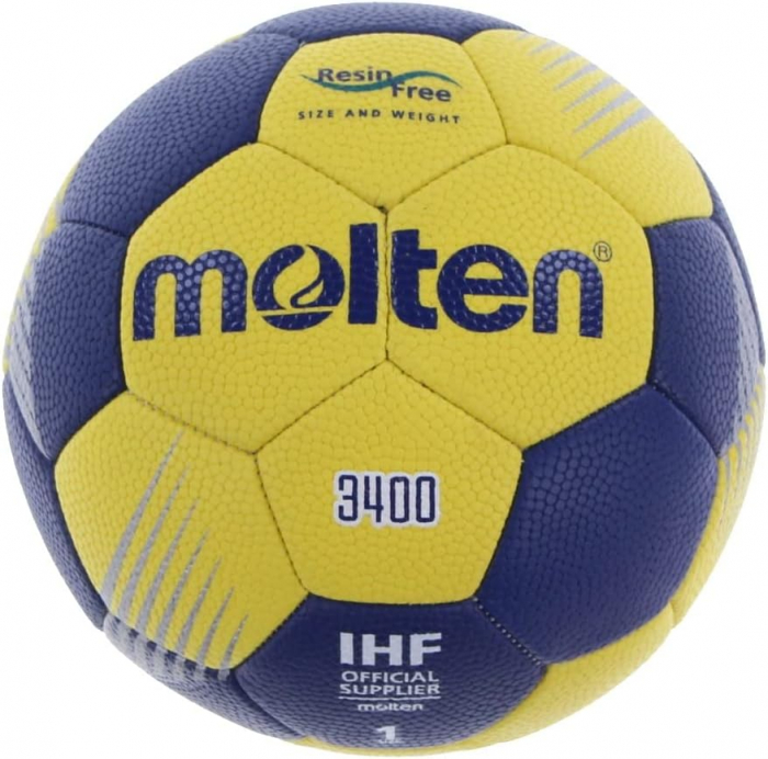 Minge handbal Molten H1F3400 marime 1, aprobata IHF,  recomandata pentru antrenament fara clister [3]