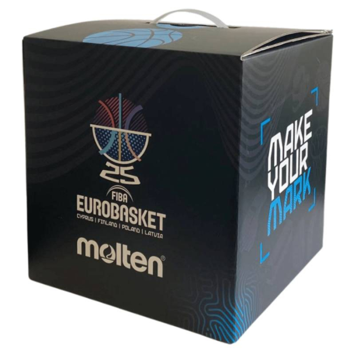 Minge oficiala baschet Molten B7G5000 FIBA EuroBasket 2025 – Piele Naturala, Indoor [13]