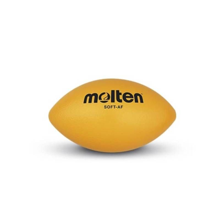 10 pcs Molten SOFT-AF Mini Rugby Soft Ball, Ø 270 mm, 160 g, Foam with Elephant Skin Coating, Yellow - Copie [3]