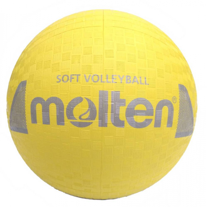 Molten S2Y1250-Y Soft Volleyball – Premium Rubber, Yellow, 160 g, Ø 210 mm [3]