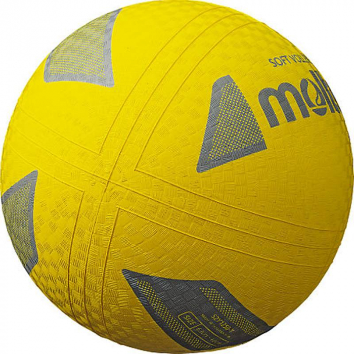 Molten S2Y1250-Y Soft Volleyball – Premium Rubber, Yellow, 160 g, Ø 210 mm [2]