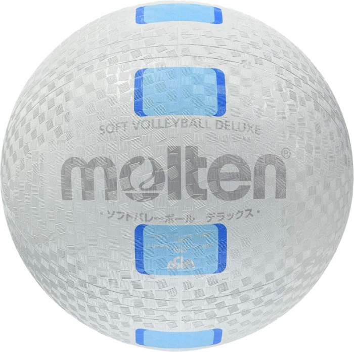 Minge volei Molten S2Y1550-WC, cauciuc soft, alb cu albastru [6]