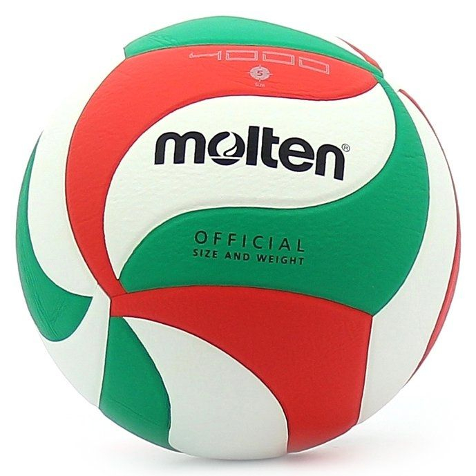 Pack of 3 Molten V5M4000 DVV2 Volleyballs + Carry Bag [8]