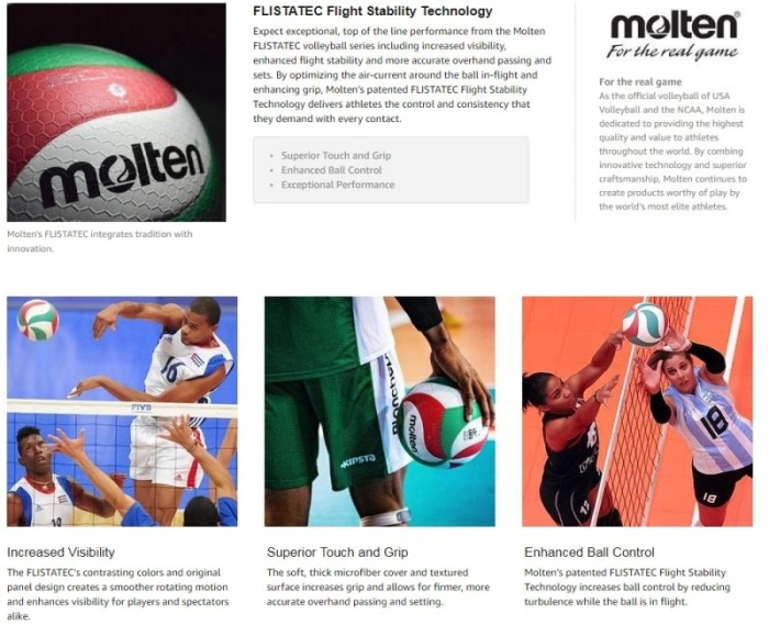 Minge volei Molten  V5M5000  FLISTATEC , aprobata FIVB, DVV1 [11]