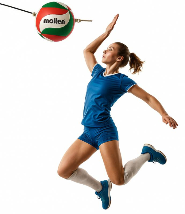Minge volei Molten V5M9000-T speciala pentru antrenament, cu coarda [2]