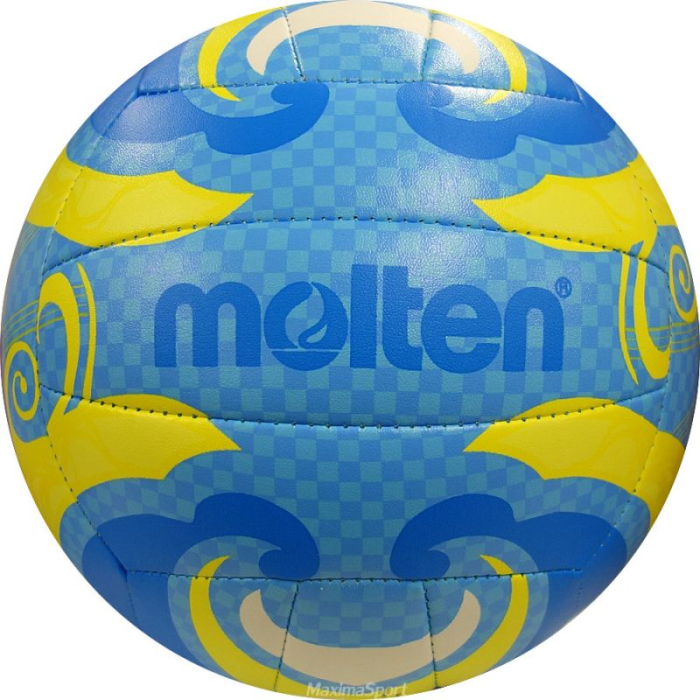 Minge volei plaja Molten V5B1502-C, albastru cu galben, soft [3]
