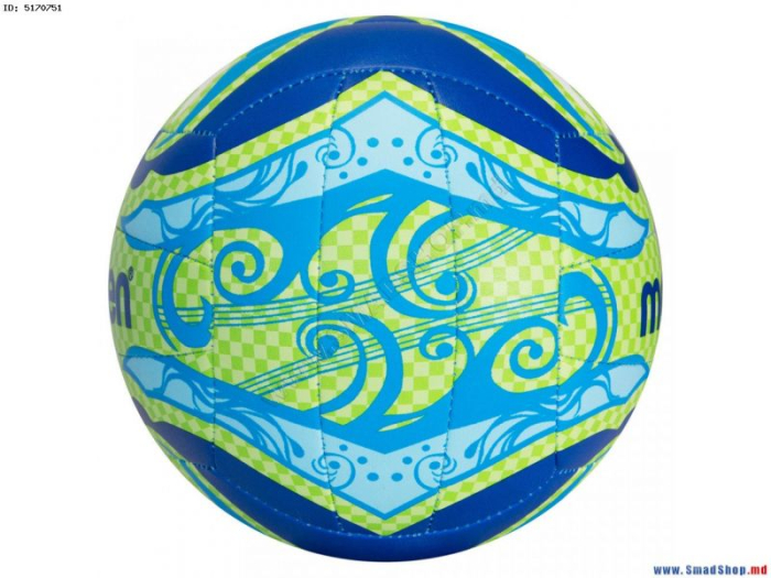 Minge volei plaja Molten V5B1502-L soft, verde cu albastru [6]