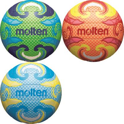 Minge volei plaja Molten V5B1502-L soft, verde cu albastru [4]