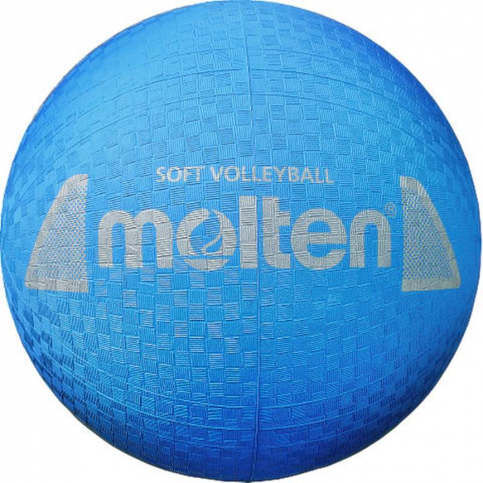 Minge Volei Softball Molten S2Y1250-C cauciuc, Albastra, 160 g, Ø 210 mm [1]