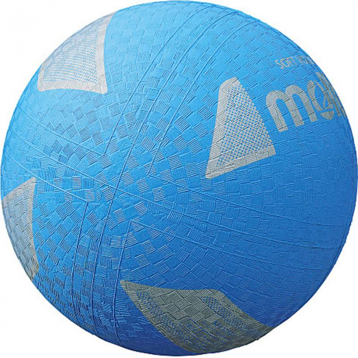 Minge Volei Softball Molten S2Y1250-C cauciuc, Albastra, 160 g, Ø 210 mm [2]