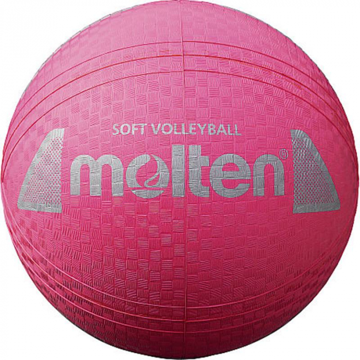 Molten S2Y1250-P Softball Volleyball – Premium Rubber, Pink, 160 g, Ø 210 mm [1]