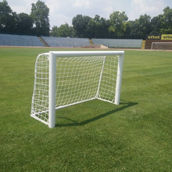 Mini-football goal 1,8 x 1,2 m made of 120 x 100 oval aluminium [3]