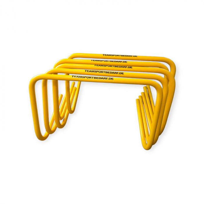 Set of 5 TeamSport Training Hurdles, 30 cm, Yellow [2]