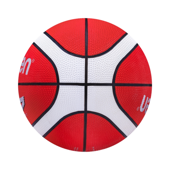 Pachet 10 mingi baschet Molten GR-RW, marime 5 / 6 sau 7 cu sac si pompa  [4]