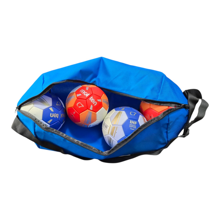 Molten H2C3500 C7 Claw Handball Pack Size 2, 4 Balls (2 Red + 2 Blue), Molten Bag and DHP21 Pump [2]