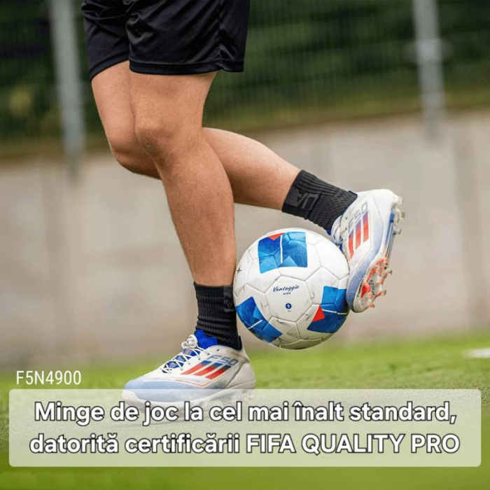 Pack of 6 Footballs Molten F5N4900 FIFA Quality PRO, ACENTEC Technology, Size 5 + Ball Bag [4]