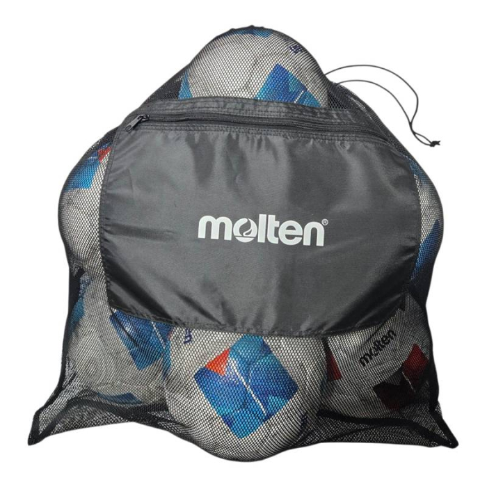 Pachet 8 mingi fotbal Molten F5N2810 marimea 5 + pompa DHP21 + sac mingi SPB, cusute manual, piele PU [9]