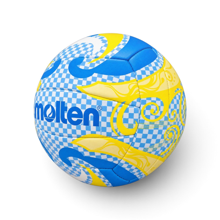 Pachet 12 mingi volei Molten V5B1502-C + plasă sac Molten BN10, indoor / outdoor [2]