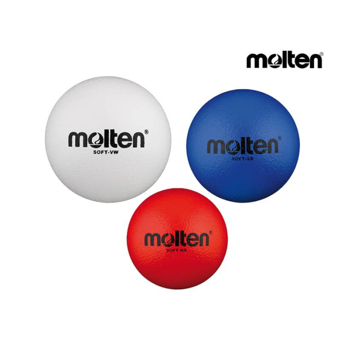 Molten Soft Ball Set for Kids – 3 Foam Balls for Motor Skills Development & Educational Activities [2]
