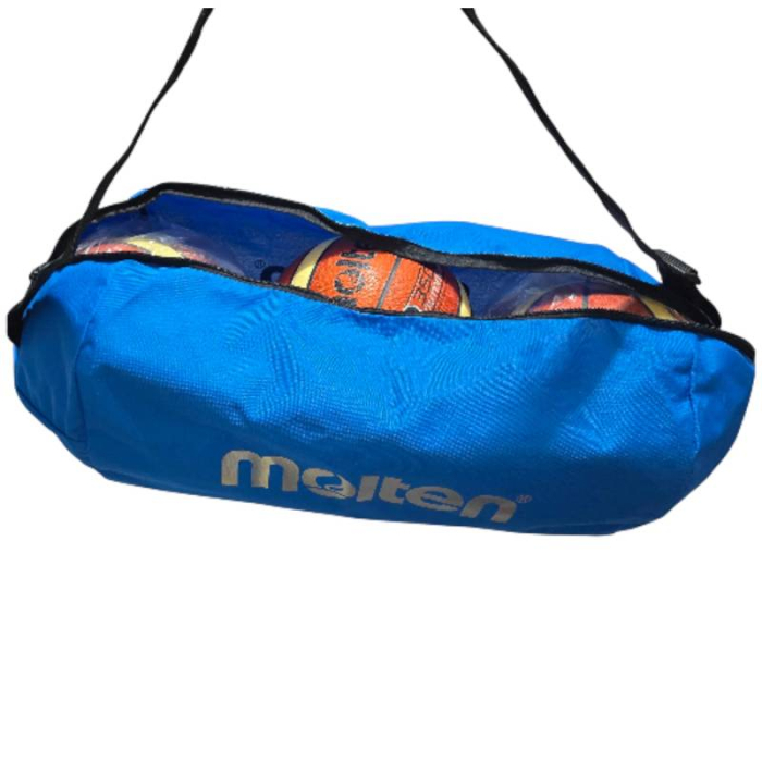 Outdoor Basketball PRO Pack – 3 Molten B6D3500 Basketballs, Orange/Yellow, Size 6 + Ball Bag [6]