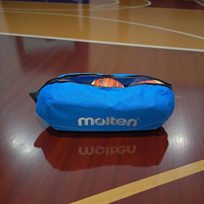 Outdoor Basketball PRO Pack – 3 Molten B6D3500 Basketballs, Orange/Yellow, Size 6 + Ball Bag [4]