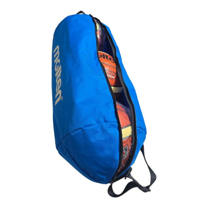 Outdoor Basketball PRO Pack – 3 Molten B6D3500 Basketballs, Orange/Yellow, Size 6 + Ball Bag [7]