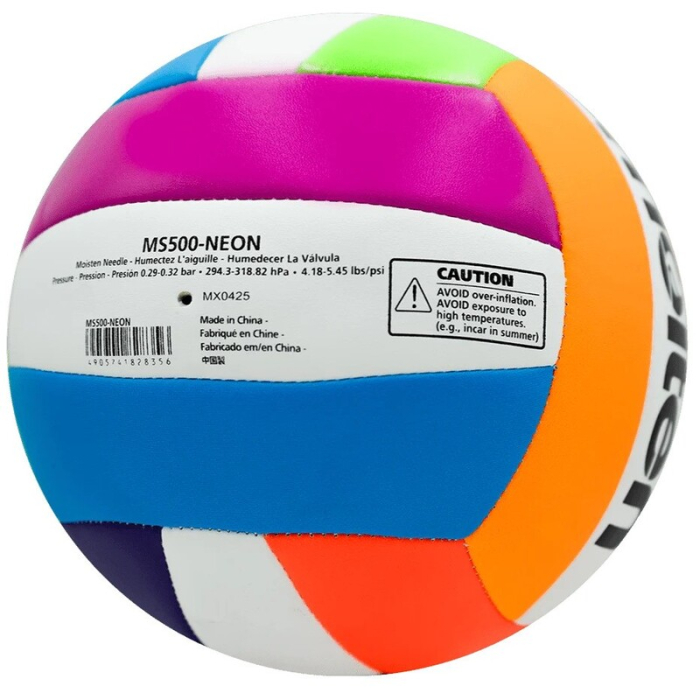 Package of 6 Molten MS500-Neon outdoor volleyballs + SBP ball bag + DHP21 pump [5]
