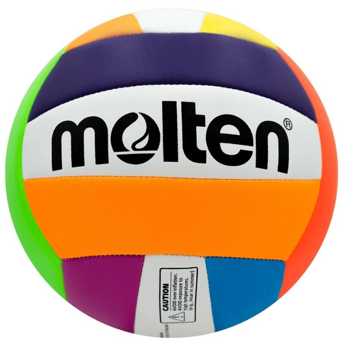 Package of 6 Molten MS500-Neon outdoor volleyballs + SBP ball bag + DHP21 pump [2]