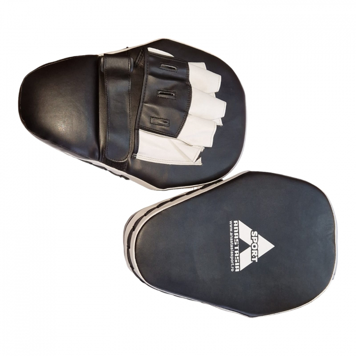 Anastasia Sport FOCUS PRO Boxing Pads – PU Synthetic Leather, Black-White [7]