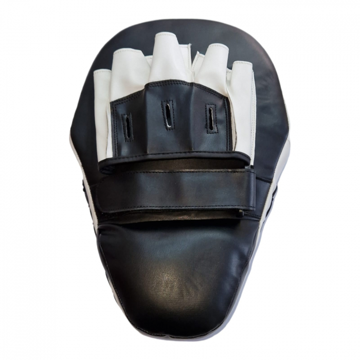 Anastasia Sport FOCUS PRO Boxing Pads – PU Synthetic Leather, Black-White [2]