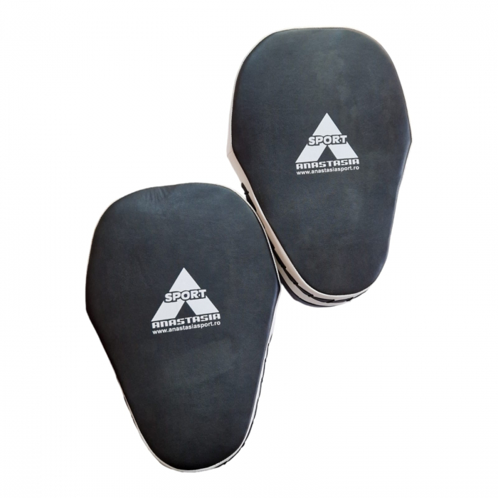 Anastasia Sport FOCUS PRO Boxing Pads – PU Synthetic Leather, Black-White [6]