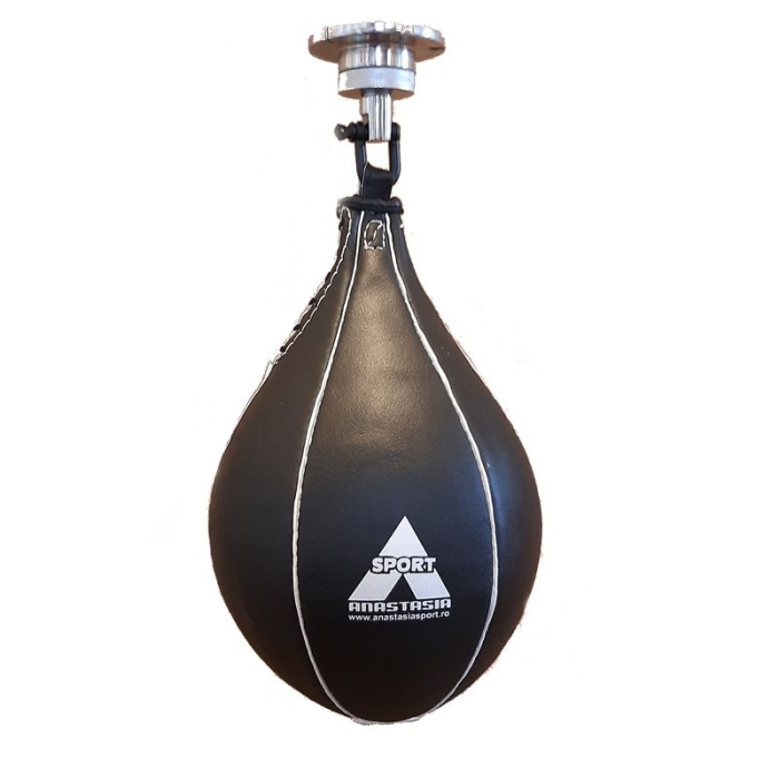 Para box / speedball piele naturala Anastasia Sport + carlig + pompa [2]