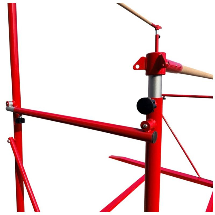 Uneven Gymnastics Bars with fiberglass core and wood surface, adjustable height and width [6]