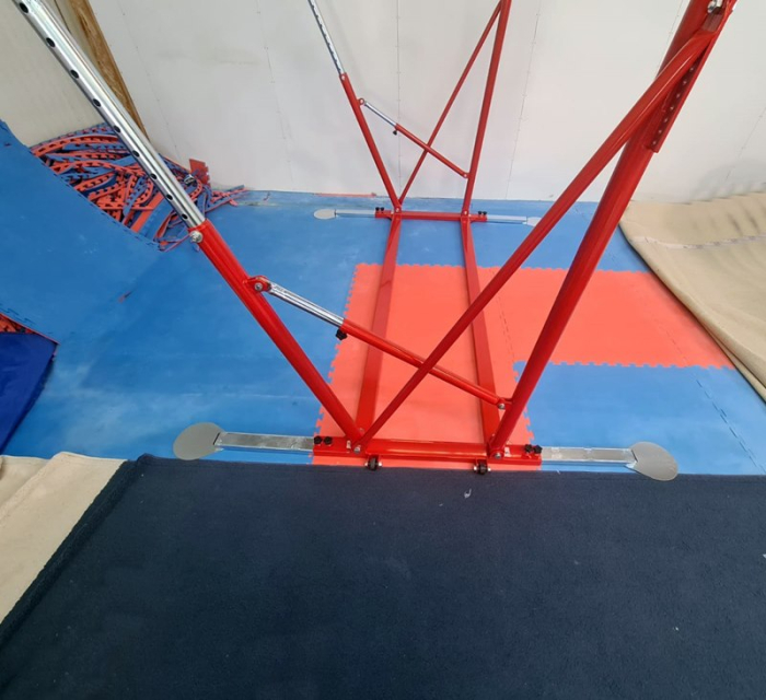 Paralele inegale gimnastică mixte, reglabile pe înălțime și lățime, bare fibră de sticlă [11]