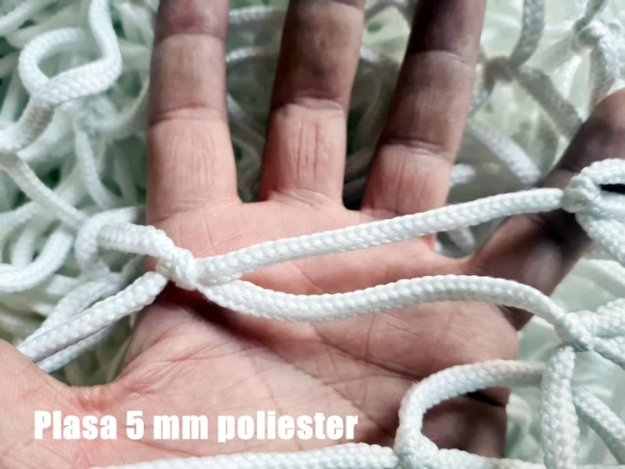 Professional Football Goal Net 5x2 m White – 5 mm Thread | Anastasia Sport [2]